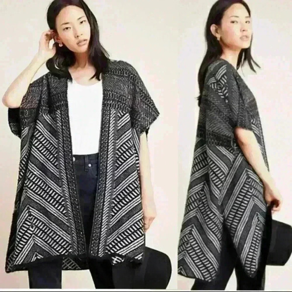 NWT! Anthro Molly Bracken Sally Geo Cardigan - Picture 1 of 7